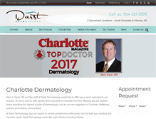 Tablet Screenshot of darstdermatology.com